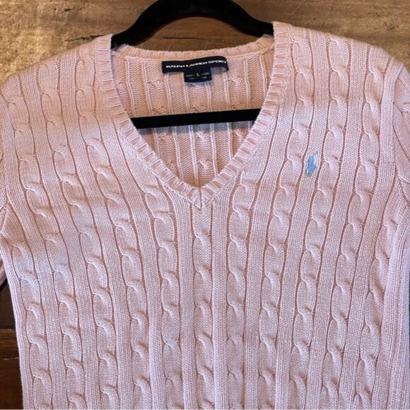 Ralph Lauren Sport light pink sweater - Picture 9 of 10